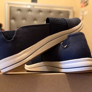 Clarks Blue Slip-On Shoes